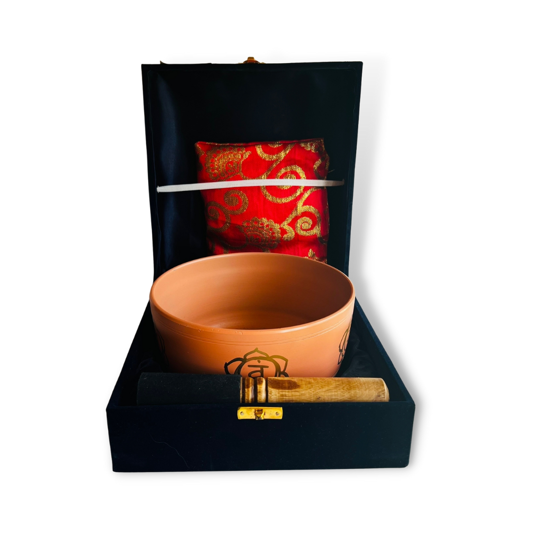 Box Cuenco Tibetano Naranja VAM 18cm