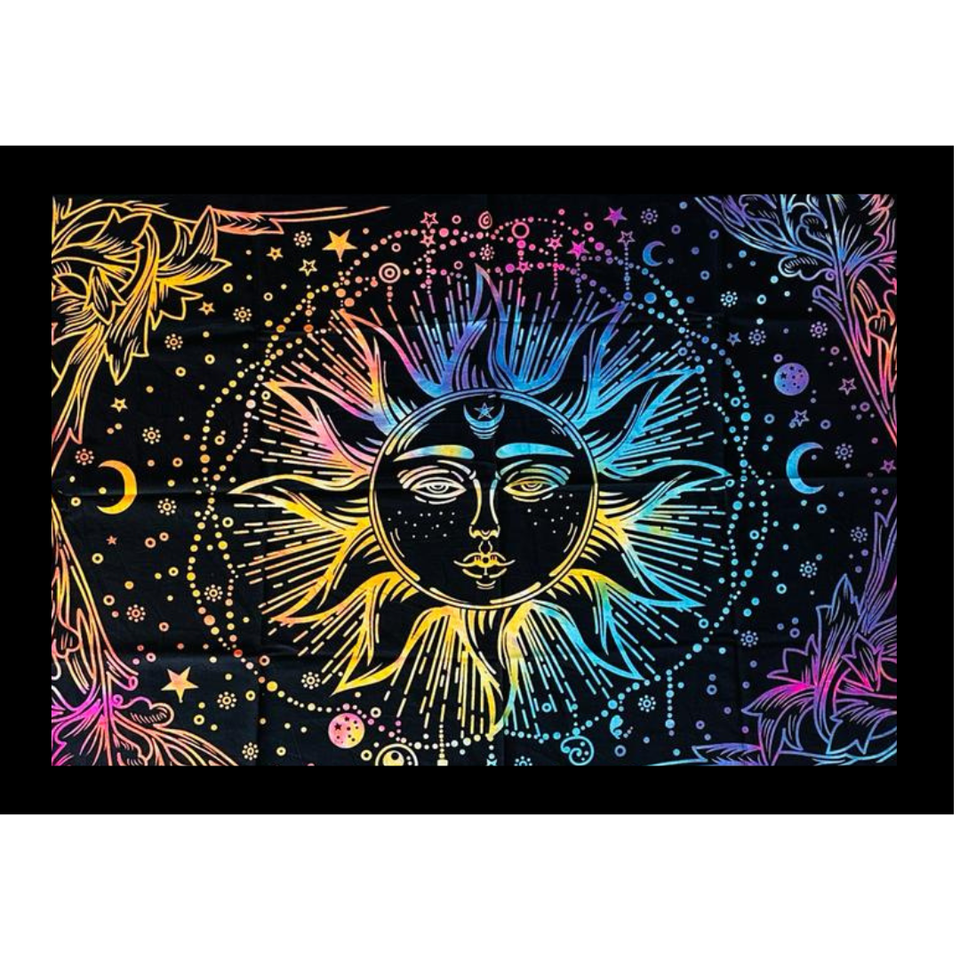 Tapiz Mural Sol Multicolor