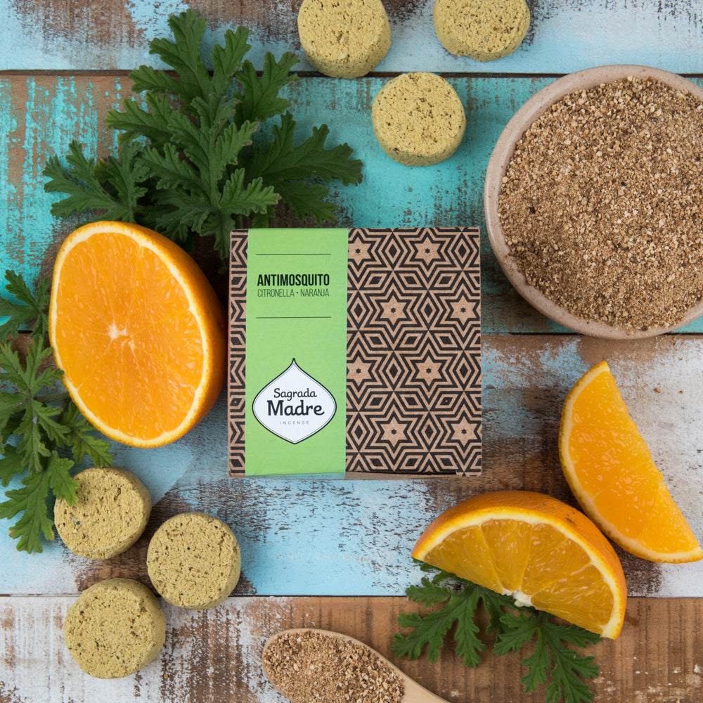Carbón Citronella & Naranja 24u