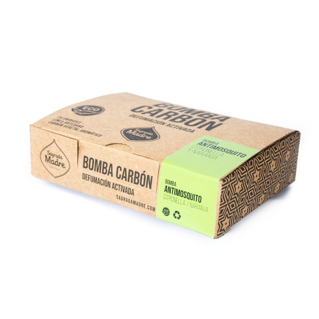 Carbón Citronella & Naranja 24u