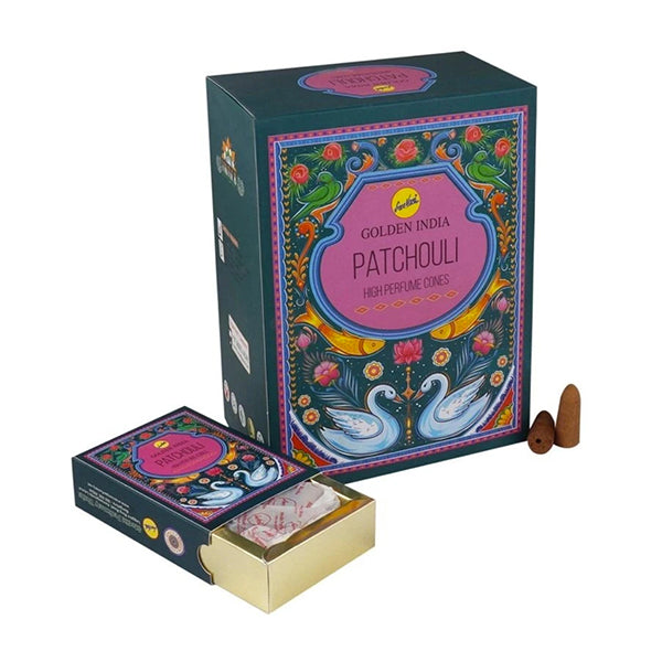 Incienso Cascada Golden Indian Patchouli 10Conos