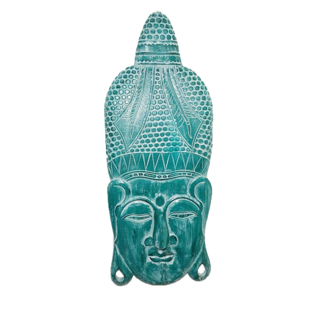 Cuadro Budda Face Verde