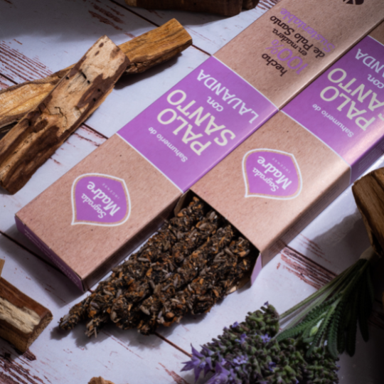 Sahumerio Palo Santo con Lavanda