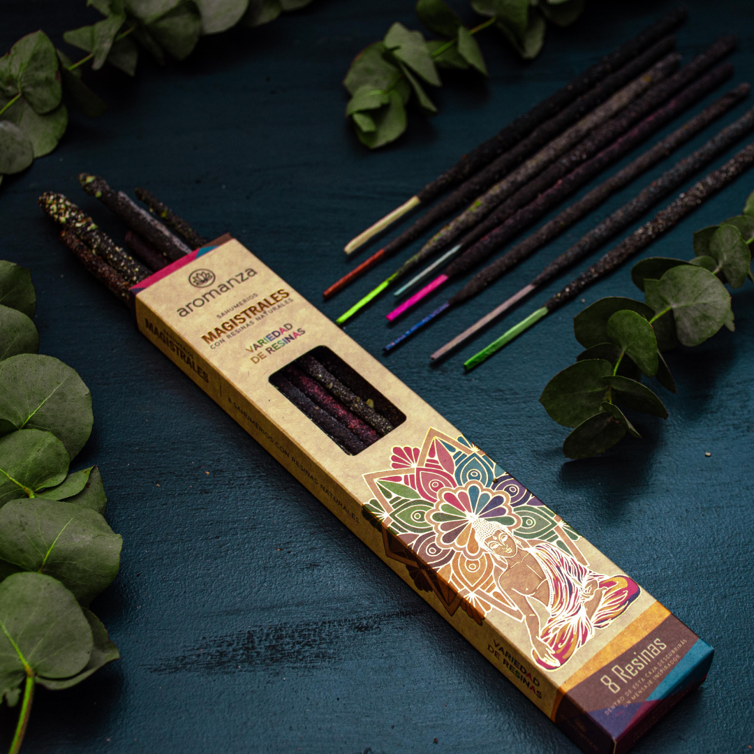 Sahumerio Magistral Variedad de Resinas