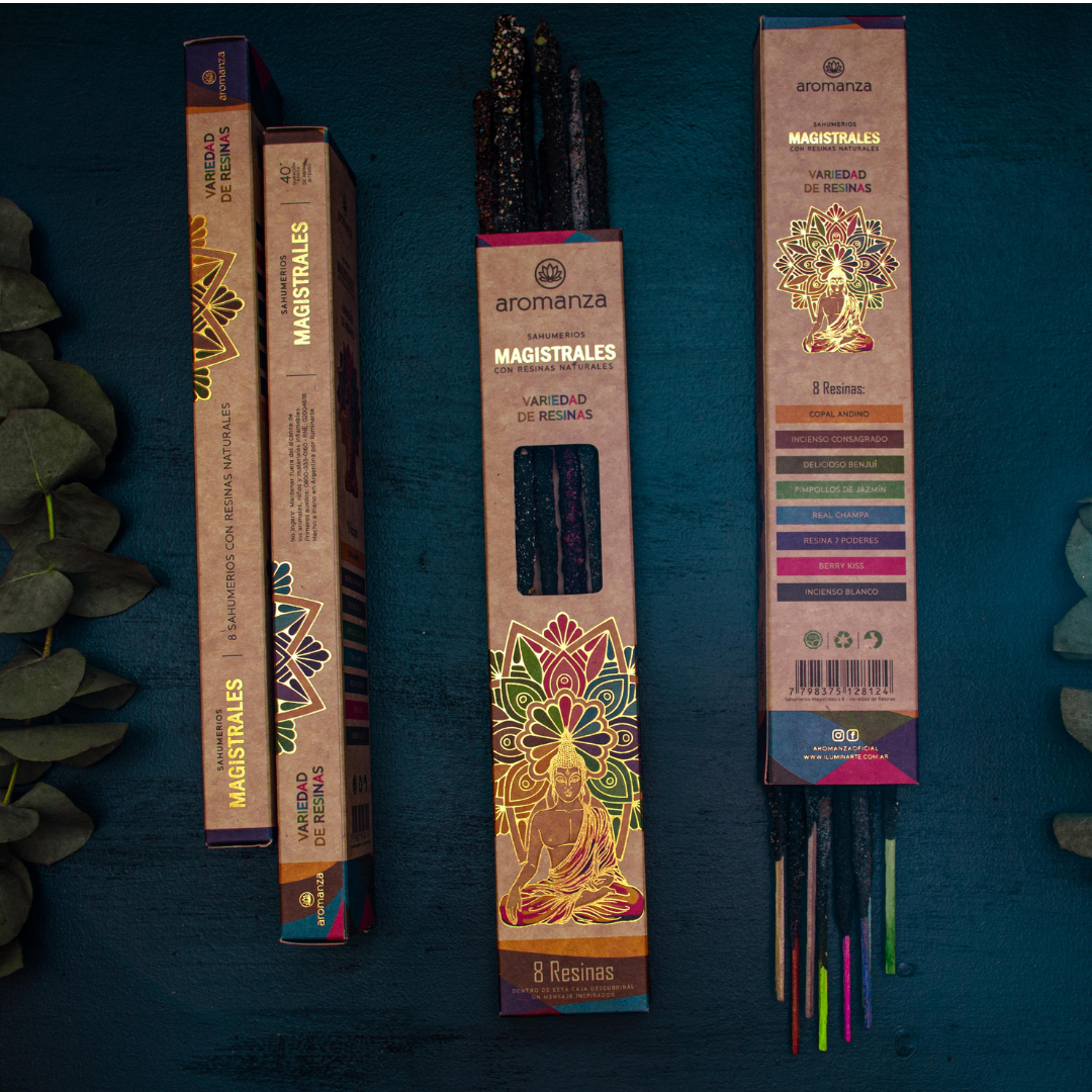 Sahumerio Magistral Variedad de Resinas