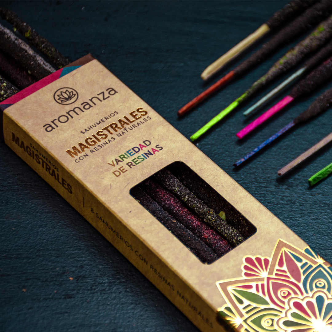 Sahumerio Magistral Variedad de Resinas