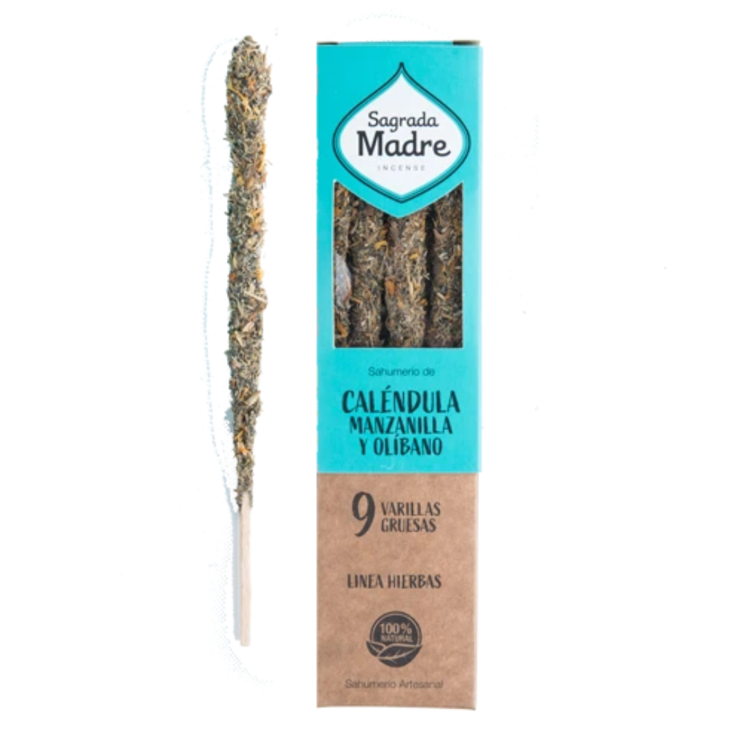 Sahumerio Calendula Manzanilla y Olíbano