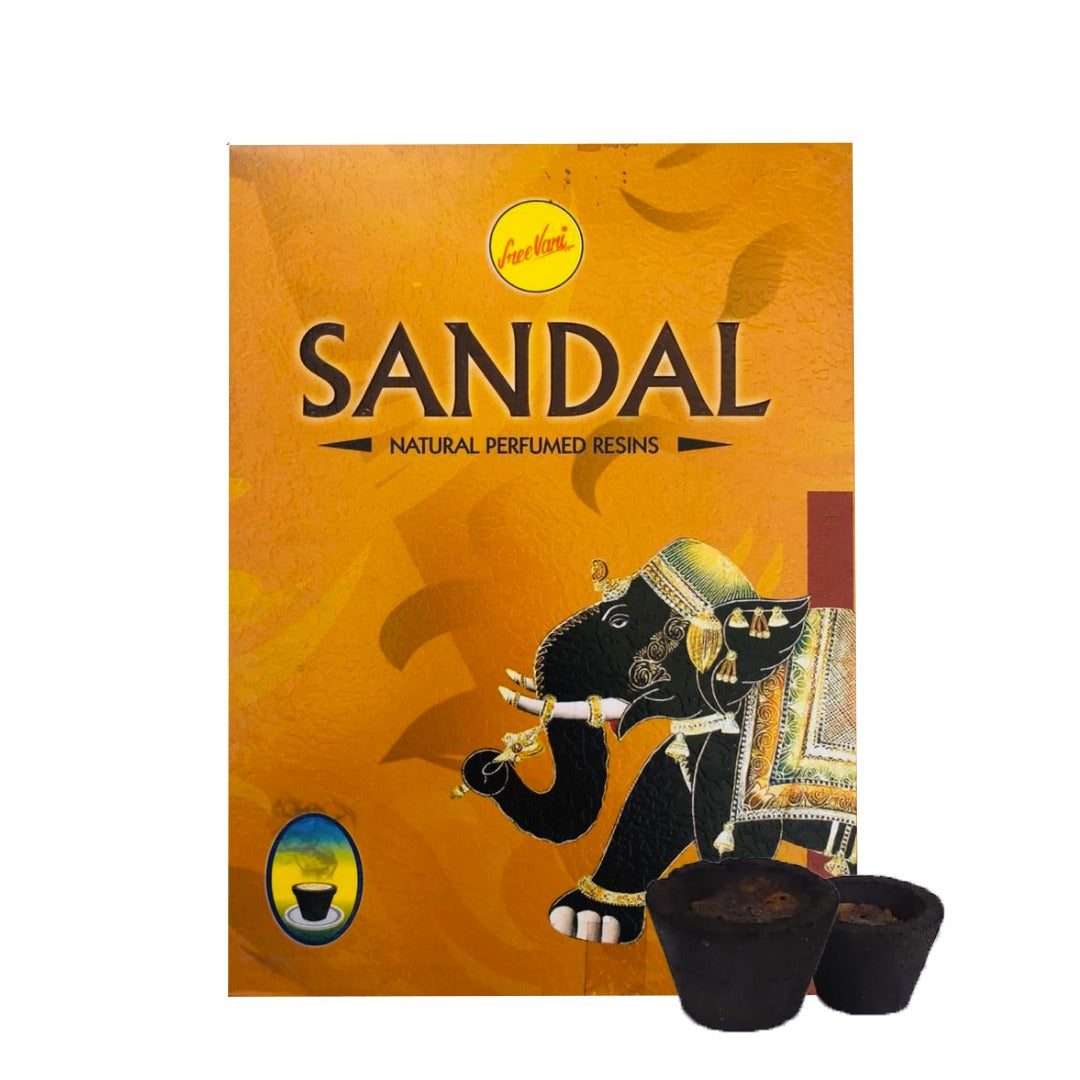 Copitas de Incienso Sándalo 12u