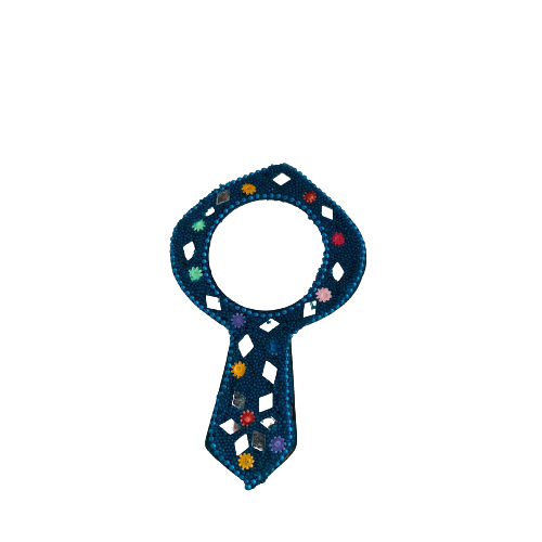 Espejo de Mano Gota Celeste