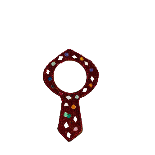 Espejo de Mano Gota Rojo