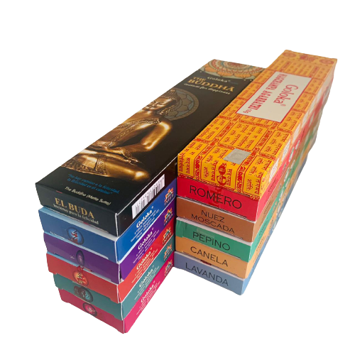 Pack Regalo 12 Incienso Goloka Meditation