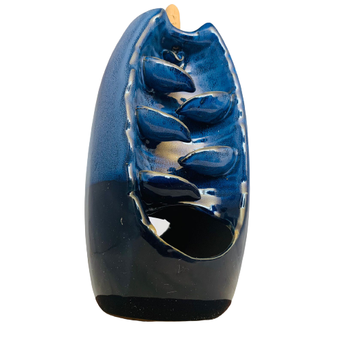 Porta Incienso Cascada Azul Prints + 10 inciensos