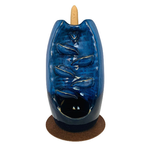 Porta Incienso Cascada Azul Prints + 10 inciensos