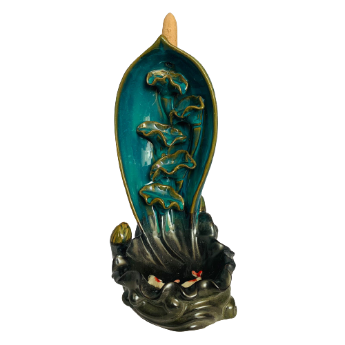 Porta Incienso Cascada Kowloon + 10 inciensos