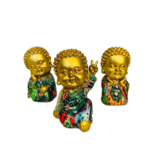 Set Little Budda Happy