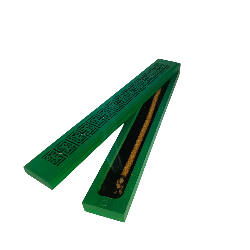 Porta Incienso Madera Verde