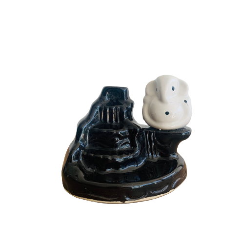 Porta Incienso Cascada White Ganesh + 10 inciensos especiales