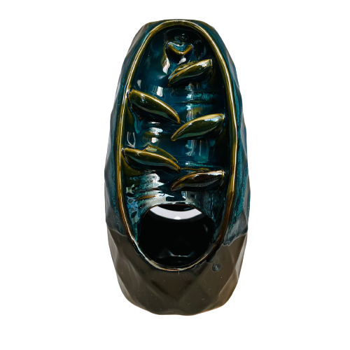 Porta Incienso Cascada Doble Turquesa + 10 inciensos