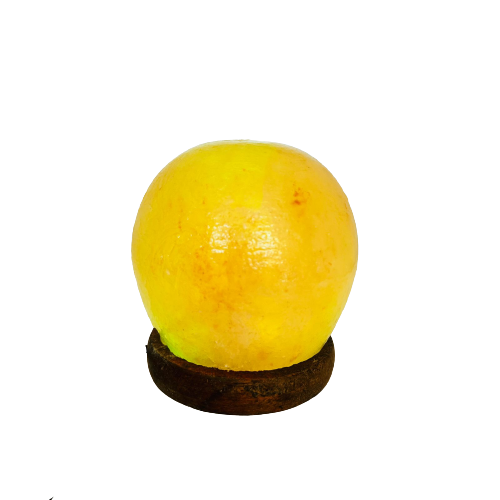 Lampara de Sal del Himalaya Esfera Led Multicolor Mini