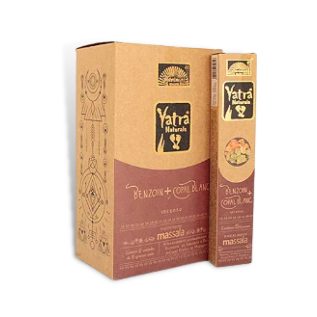 Incienso Yatra Benzoin + Copal Blanco