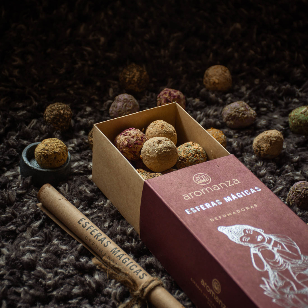 Kit Sahumerio Esferas Mágicas