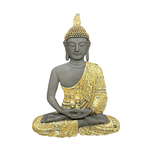 Buda Colgante Siddhartha Gold&Black