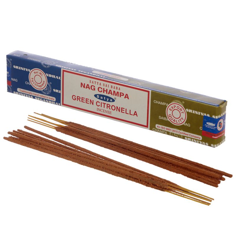 Incienso Duo Nag Champa y Green Citronella