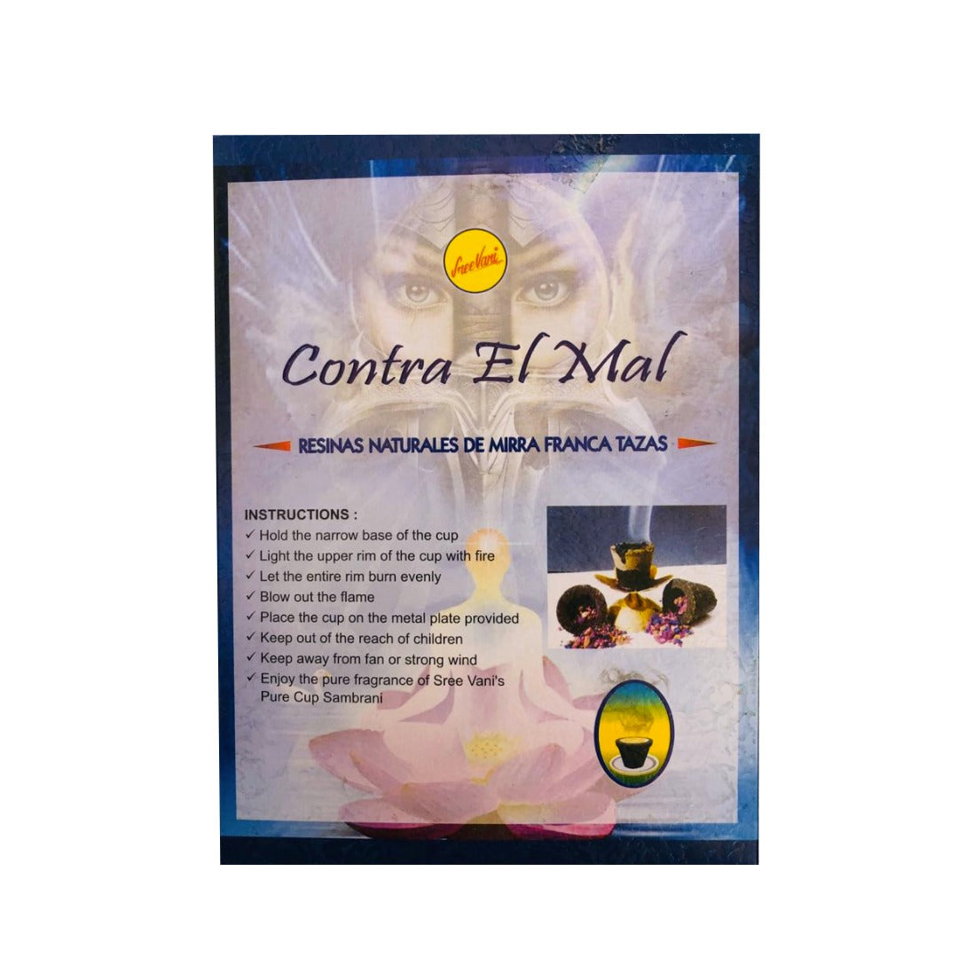 Copitas de Incienso Contra el Mal 12u