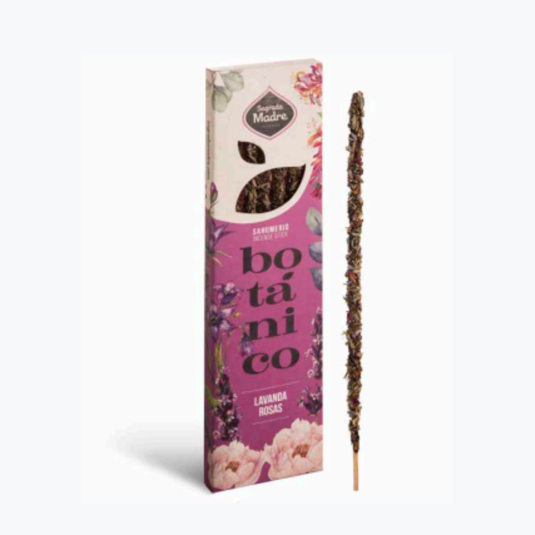 Sahumerio Botanico Lavanda y Rosas