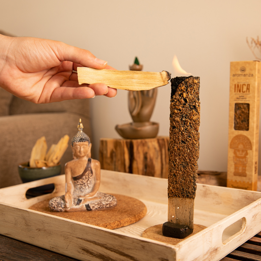 Sahumo Inca Esencia de la India y Palo Santo