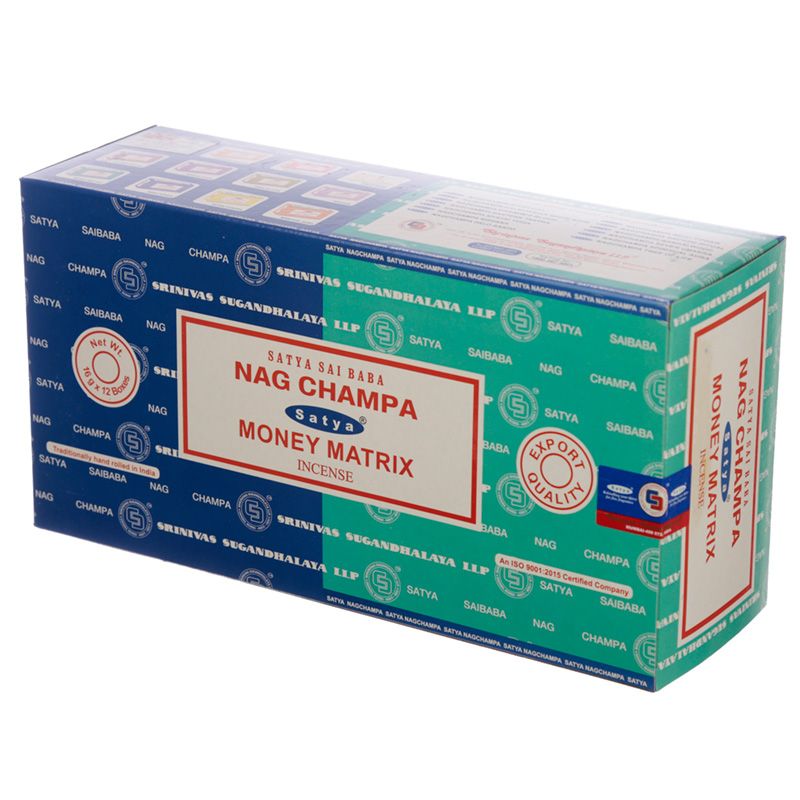 Incienso Duo Nag Champa y Money Matrix