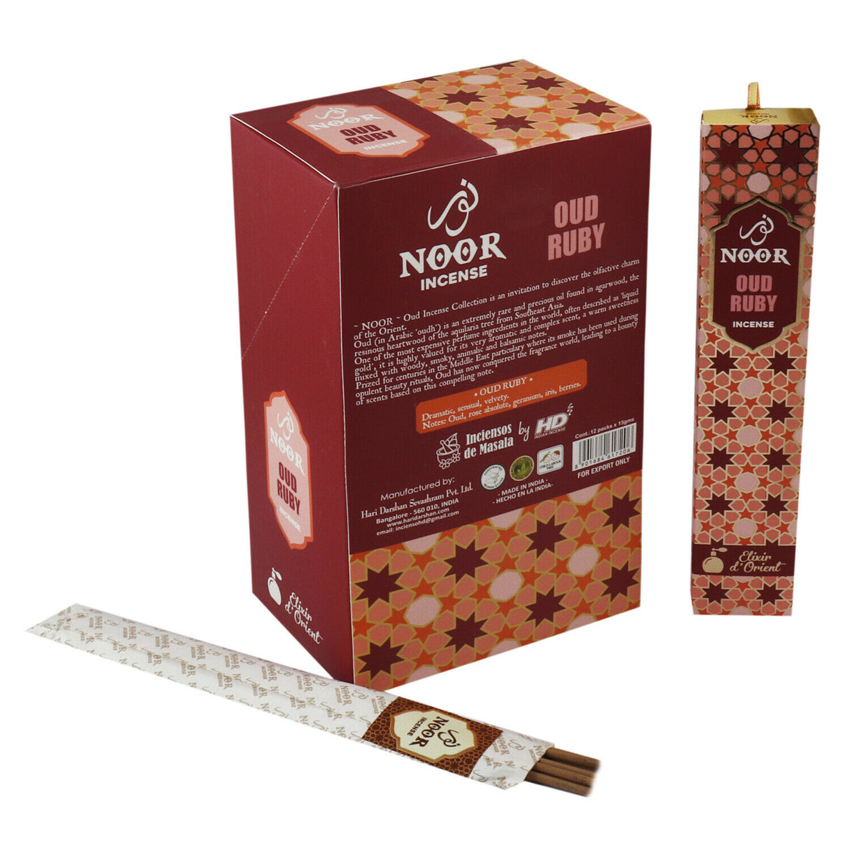 Incienso Oud Ruby