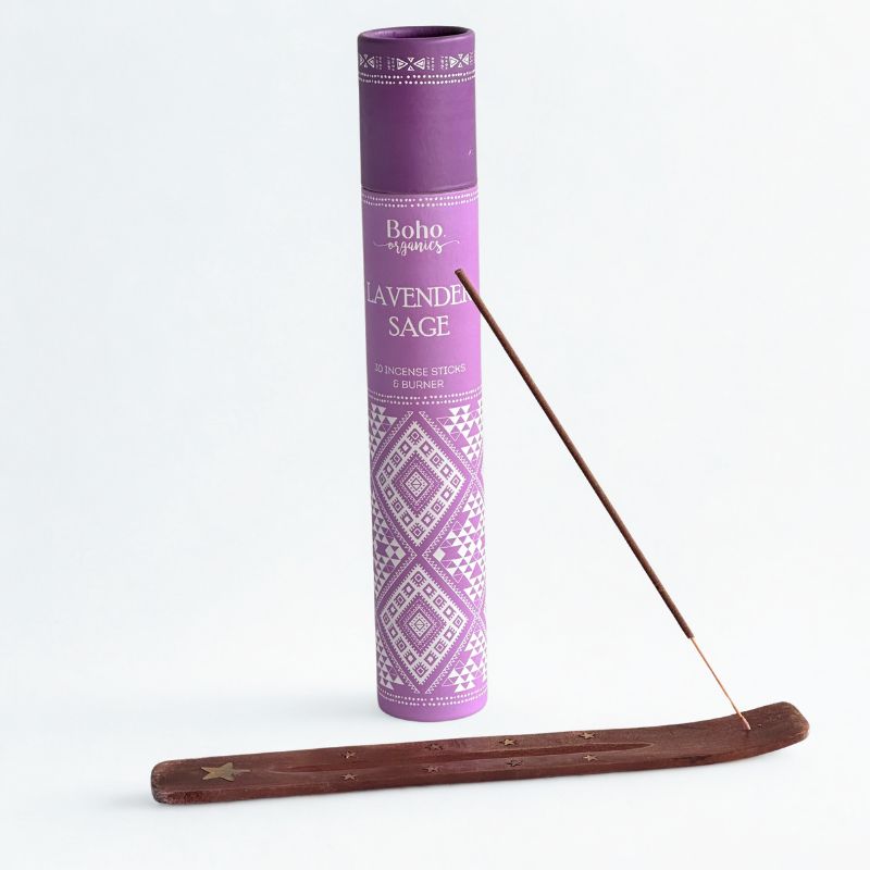 Estuche Inciensos Boho Lavanda y Salvia