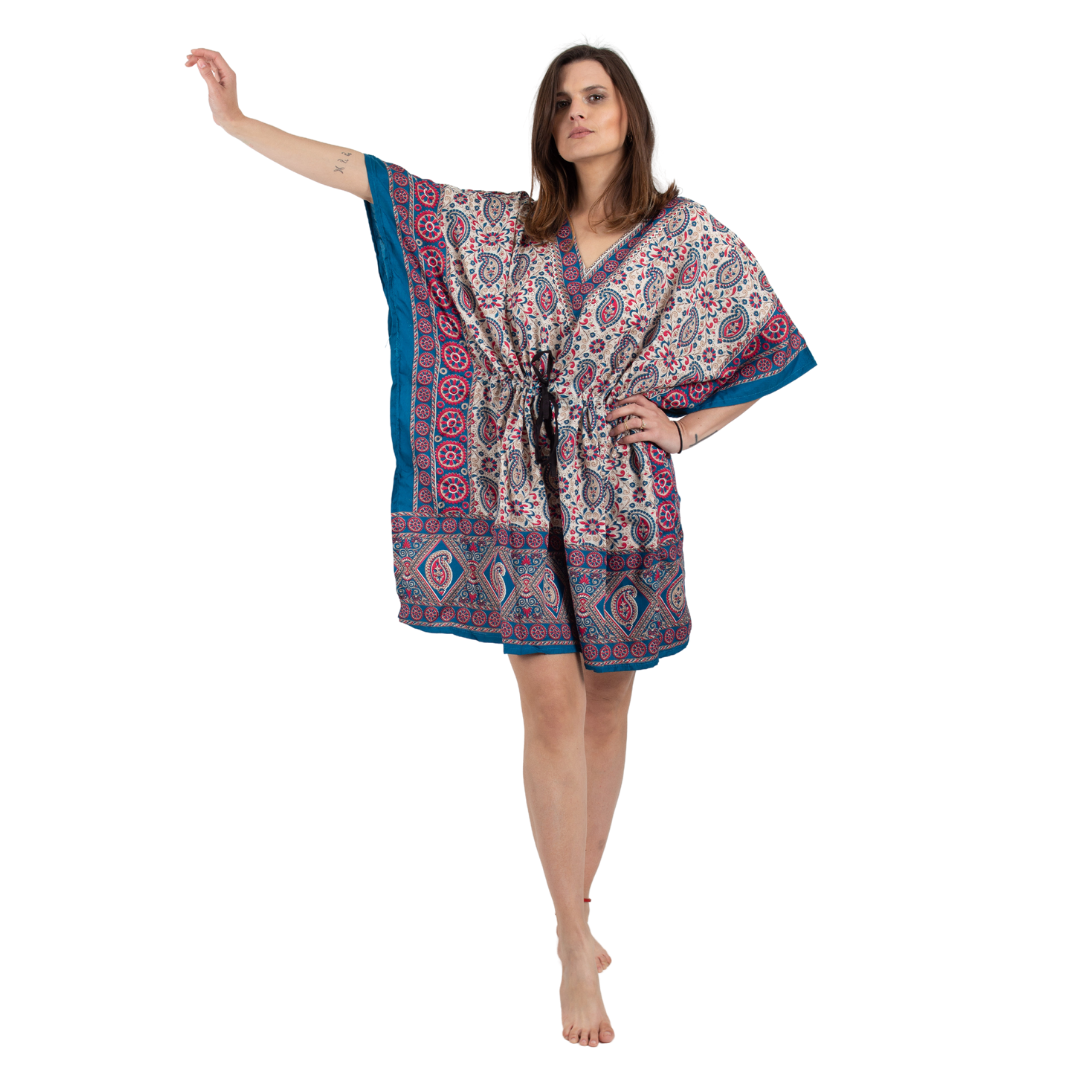 Blusa/Vestido Kaftan Shaila Morado