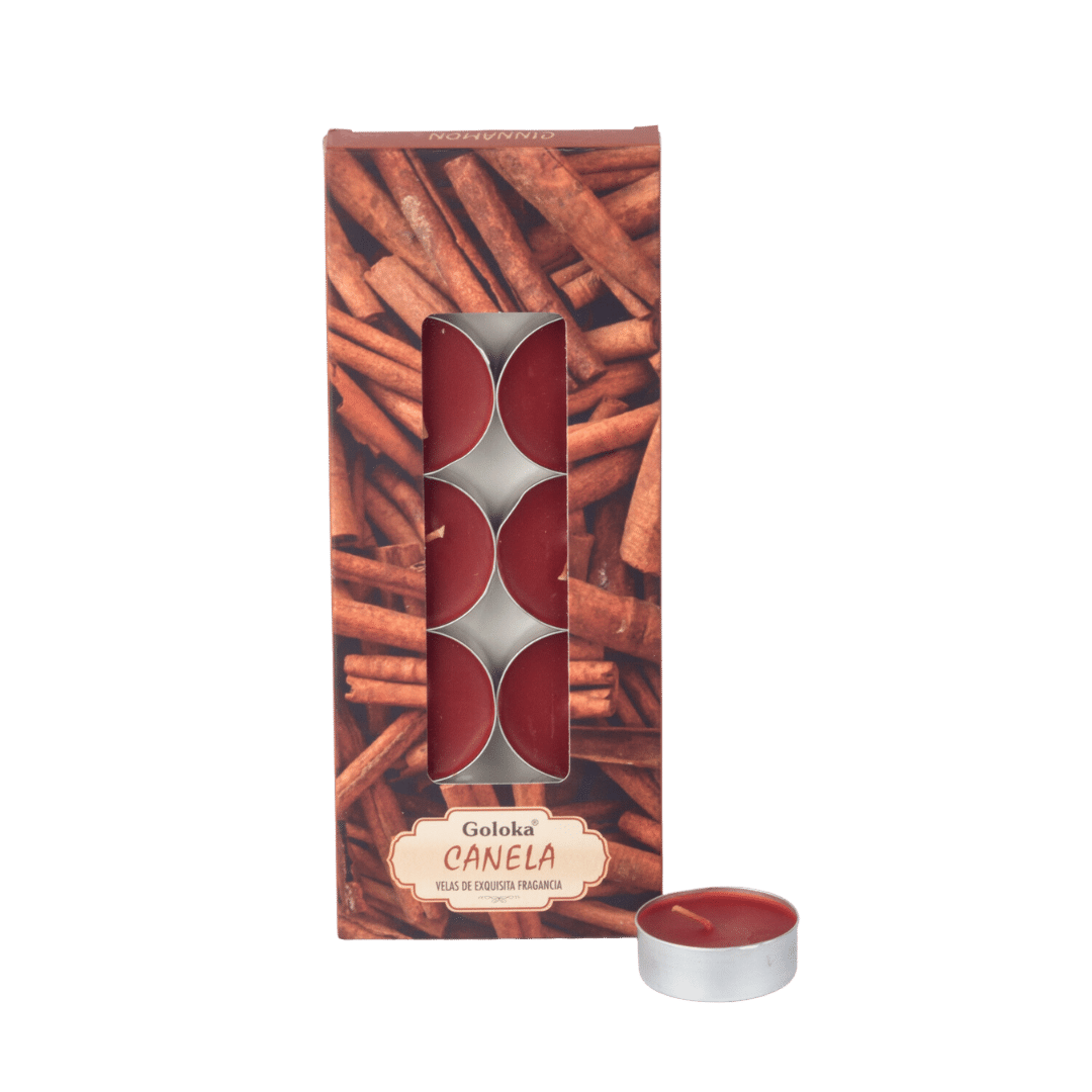 Vela Aromática Canela Tealight - Goloka