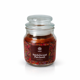 Vela Tapa Vidrio - Sandalwood Pachuli