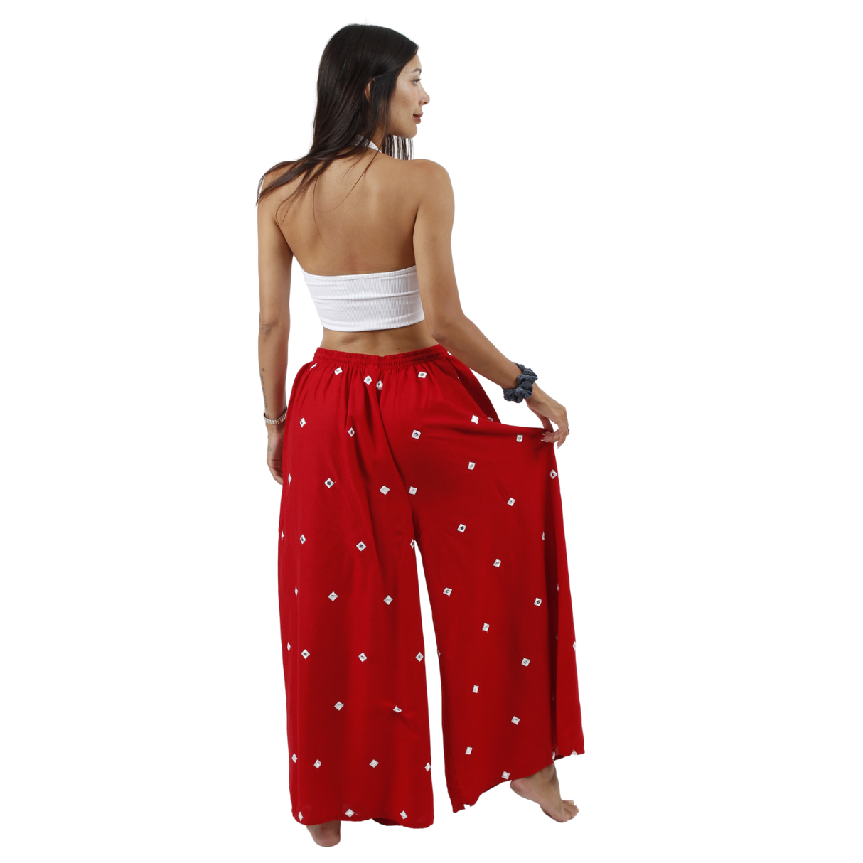 Pantalon Palazzo Anala Rojo