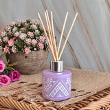 Difusor de Varilla Boho Lavanda Salvia con Piedra Amatista