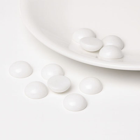 Ombliguera de Piedra 1 cm Cuarzo Blanco