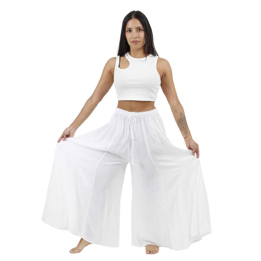 Pantalon Palazzo Blanco