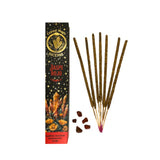 Incienso Vainilla con Piedras de Jaspe Rojo