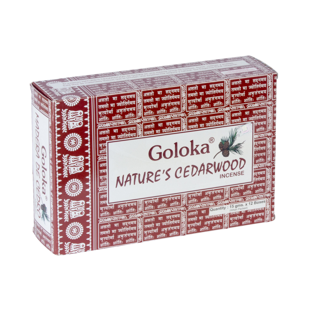 Incienso Natural Nature's Cedarwood - Goloka