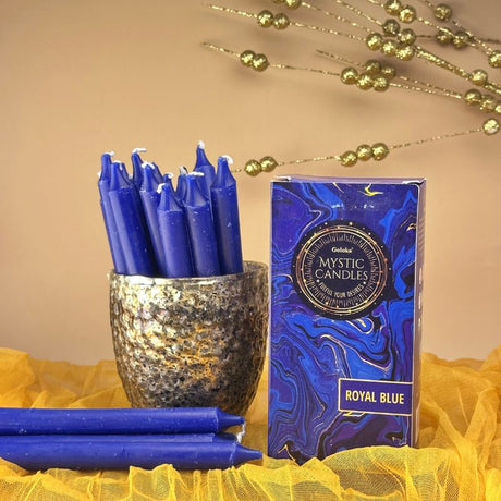 Pack Velas Místicas Azul Real - Goloka