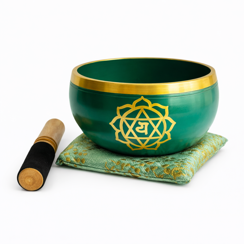 Cuenco Tibetano Verde 11 cm