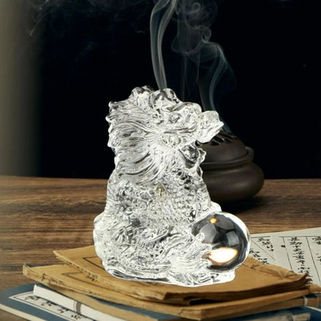 Figura Cristal Feng Shui - Dragón Chino