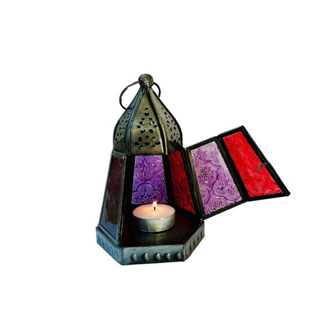 Farol Encantado - Porta Vela Rojo