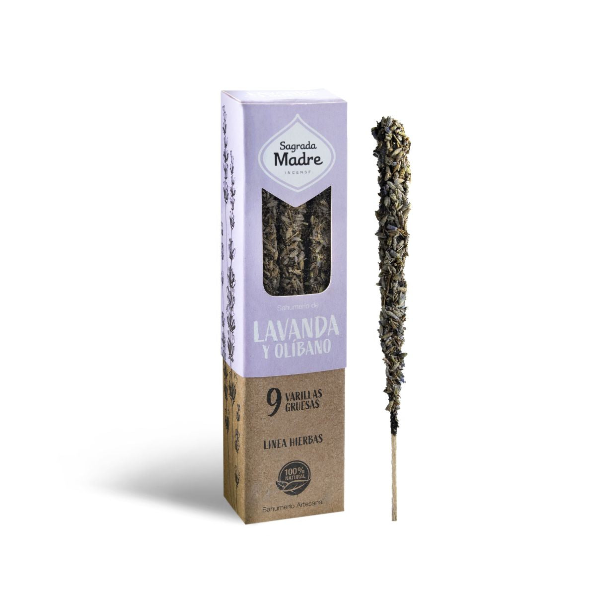 Sahumerio Hierbas Lavanda y Olíbano