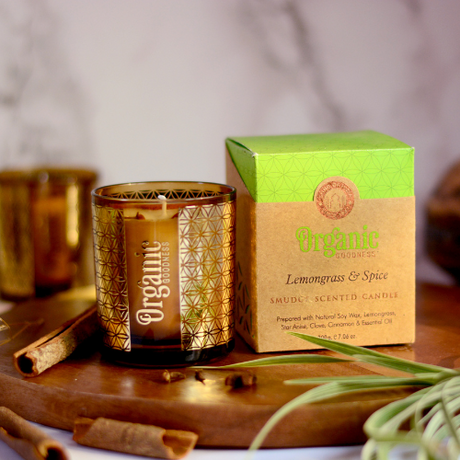 Vela Lemongrass y Especias Organic Goodness