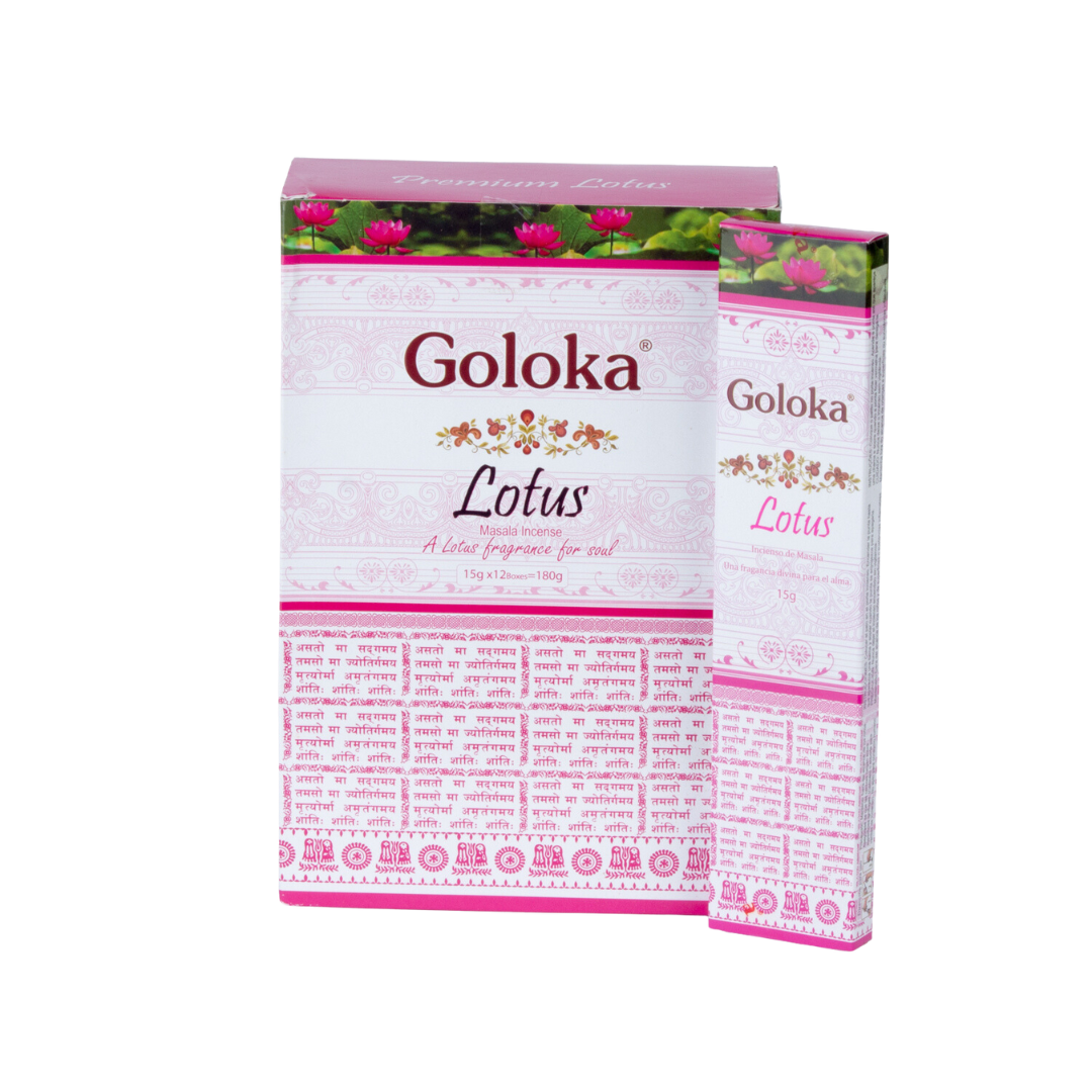 Incienso Natural Premium Lotus - Goloka