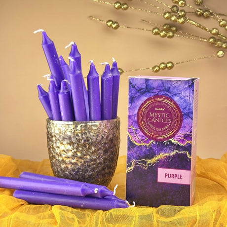 Pack Velas Místicas Morado - Goloka